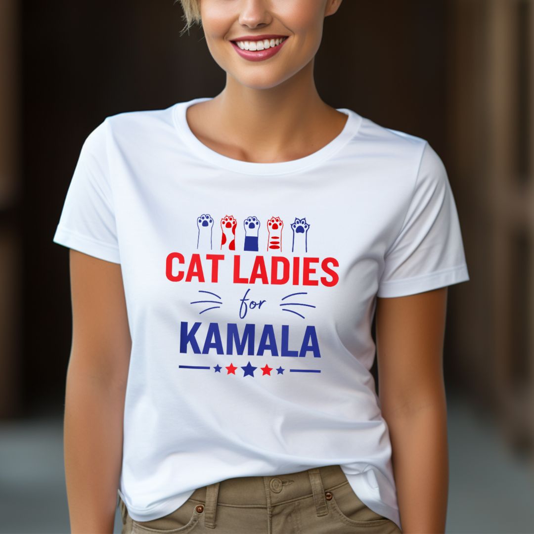 Cat Ladies for Kamala Tee